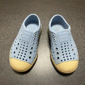 Native Kids Shoes Size 7 Child Children Blue Jefferson Light Boys Girls Unisex